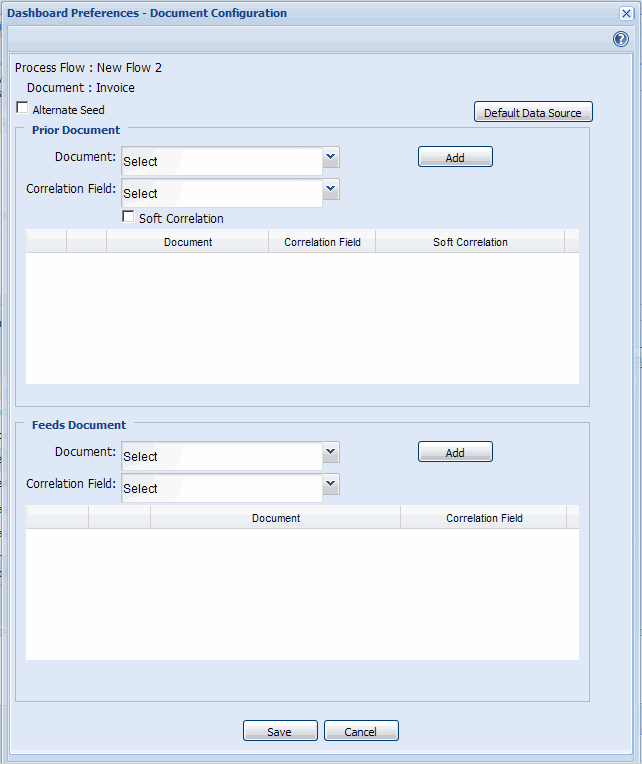 Setting Default Data Sources