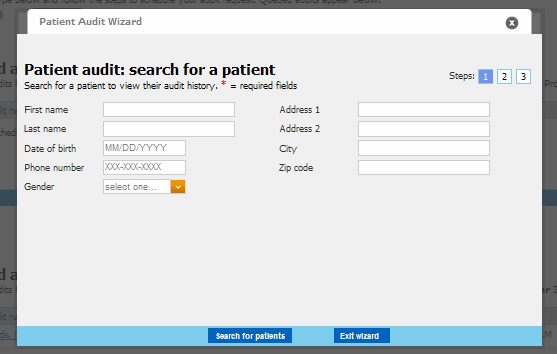Patient Audit Wizard patient_audit_wiz-1.gif